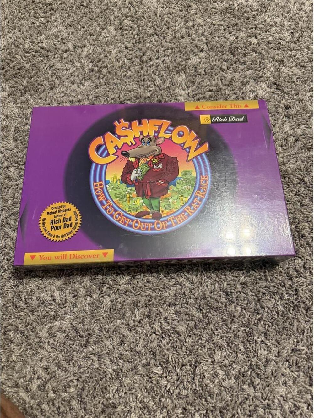 Cashflow board game by Robert Kiyosaki #boardgame #financial